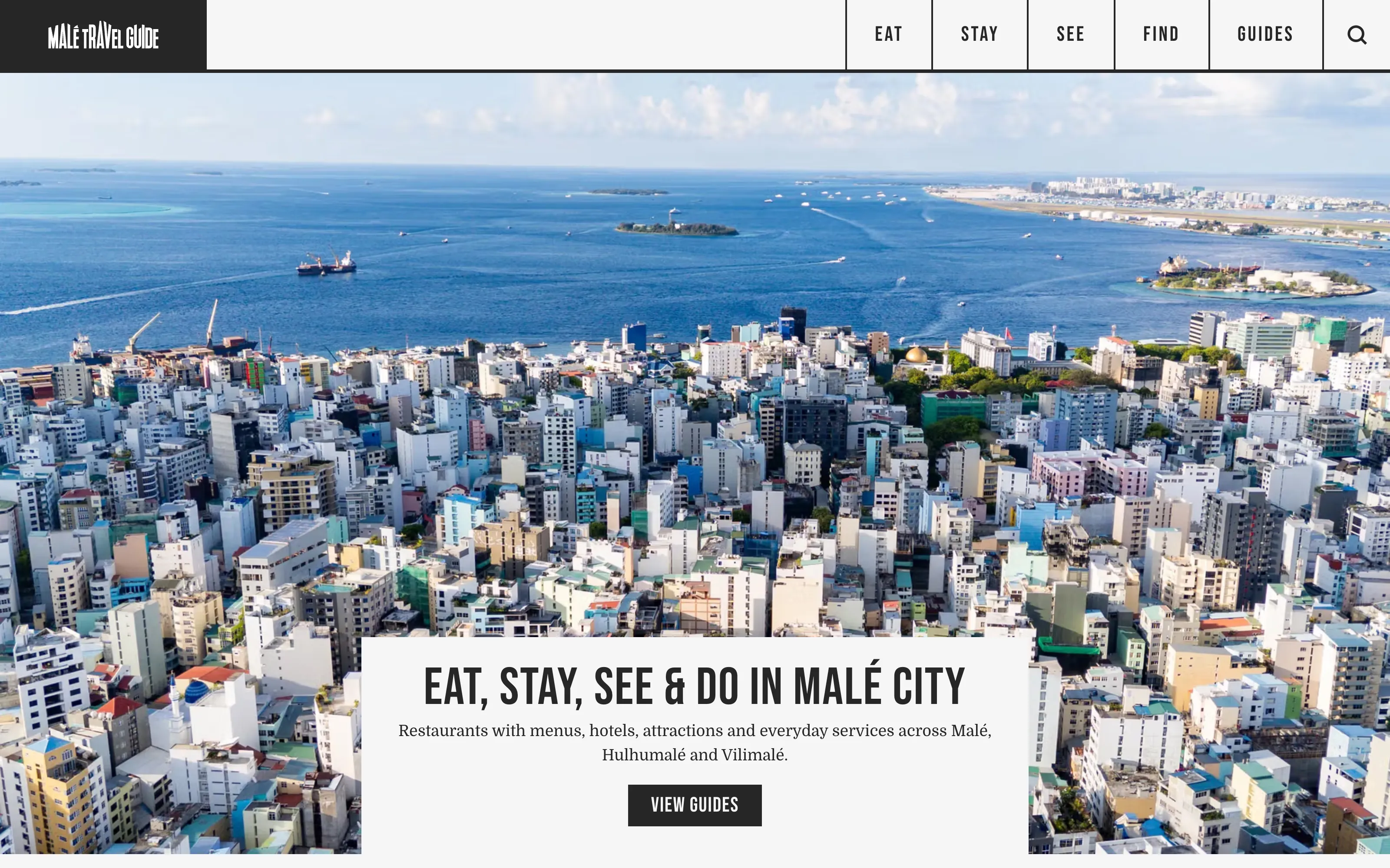 Malé Travel Guide — Enable Maldives' own travel platform for Malé City